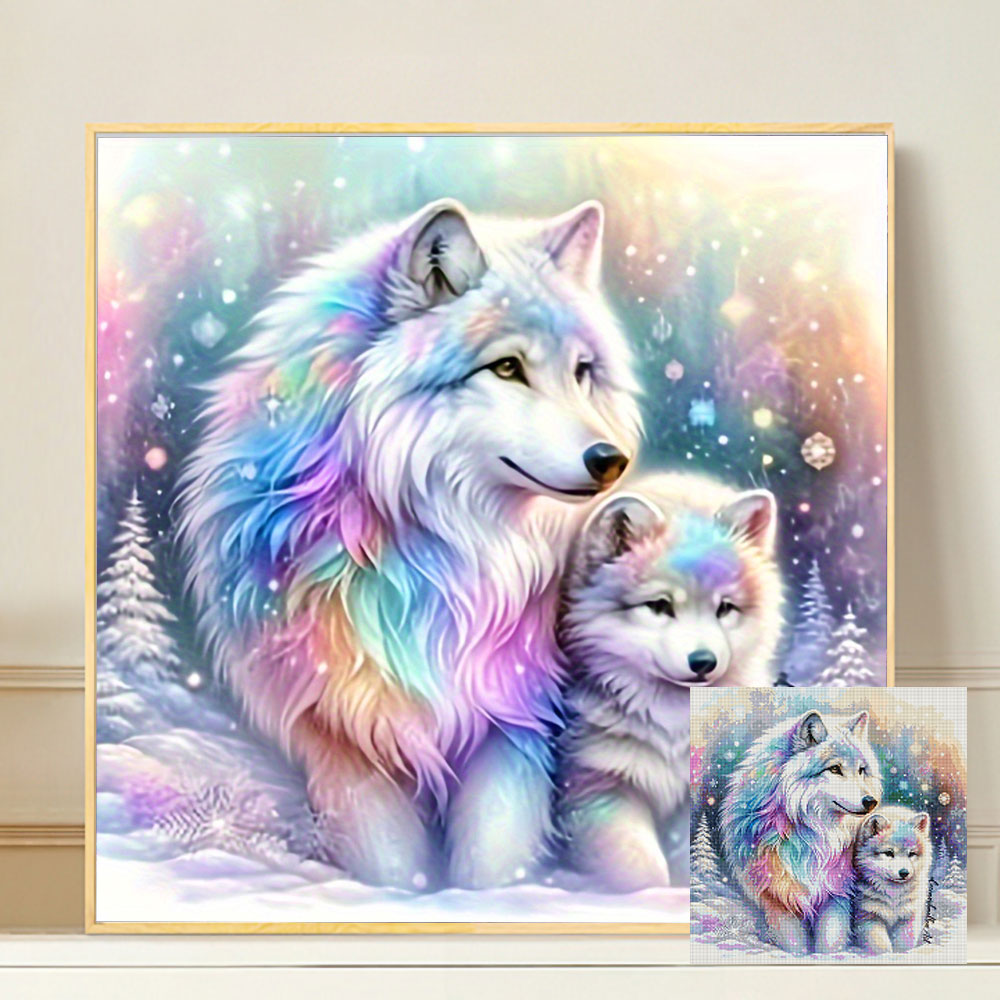 Animal Diamond Painting Comple - Photo Mosaic Print ulasan dan harga