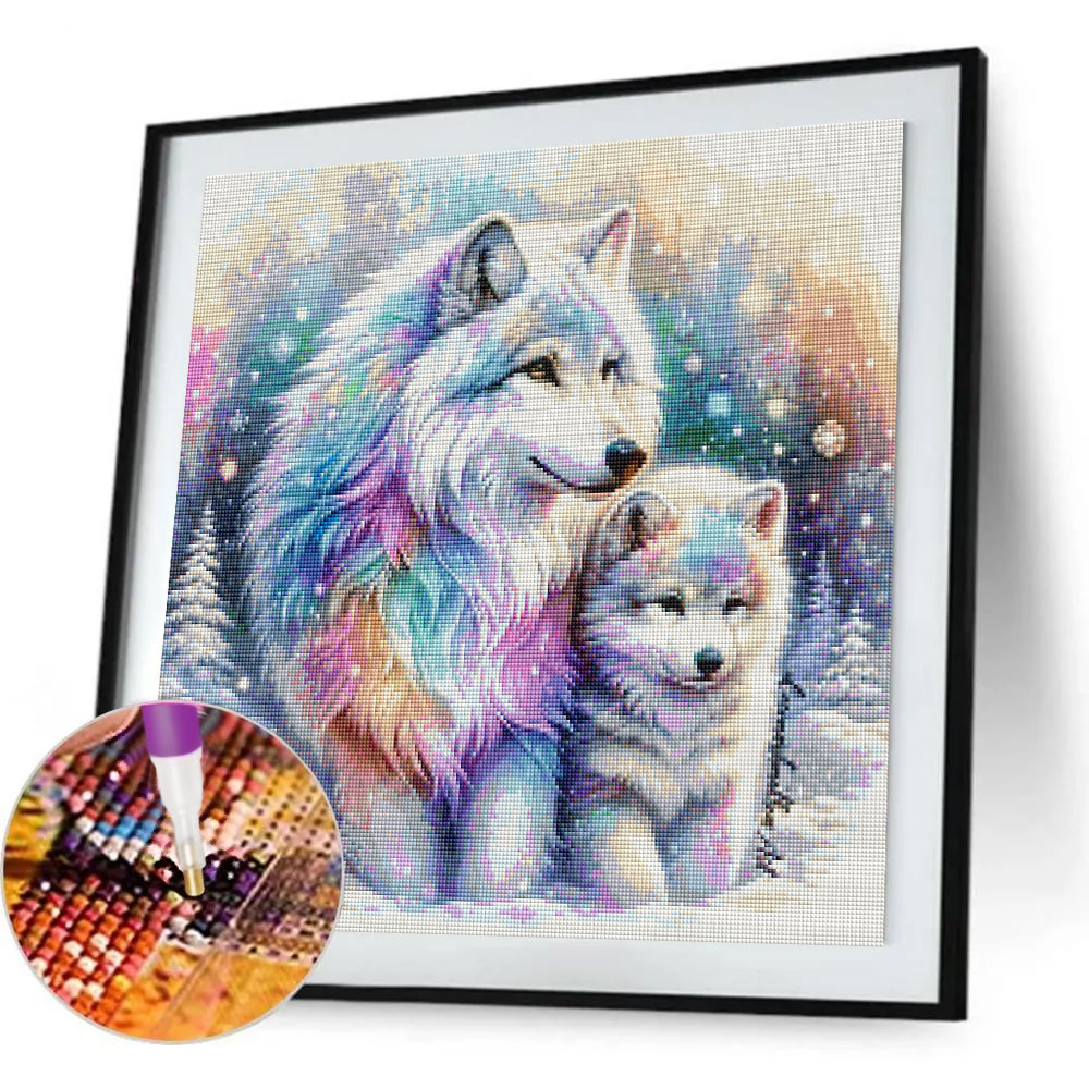 Animal Diamond Painting Comple - Photo Mosaic Print ulasan dan harga